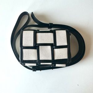 Bottega Veneta - Mini intreccio canvas cross-body bag